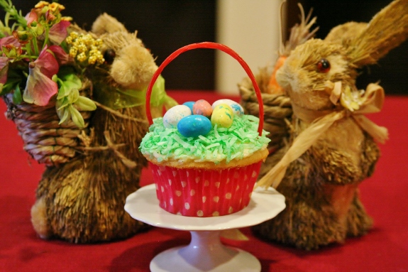 Easter Basket Cupcake