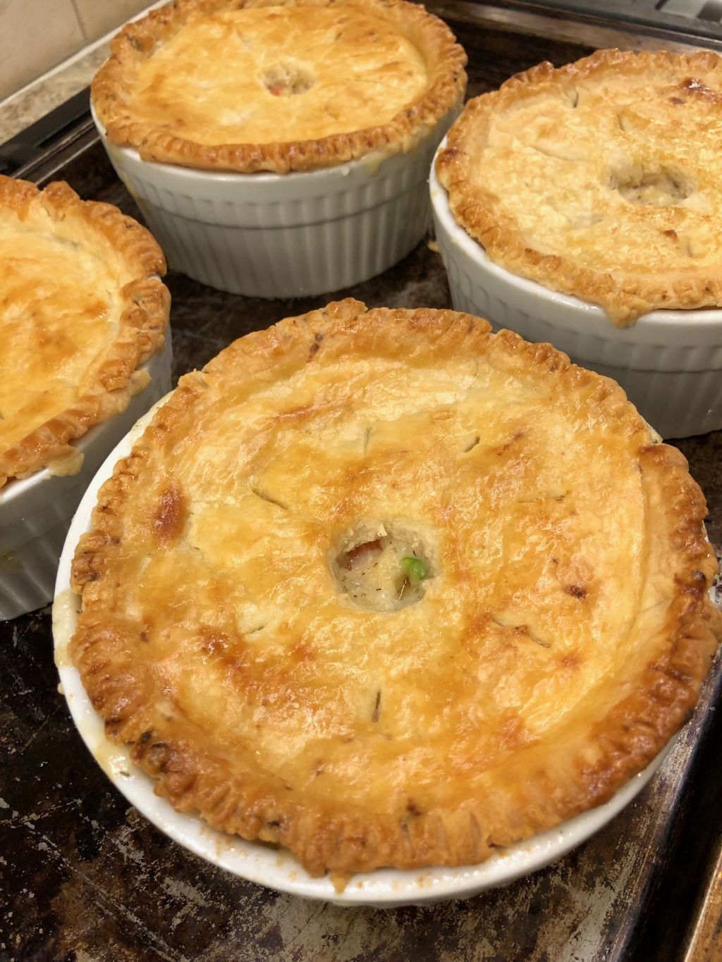 Foil Pot Pie Pan with Lid -Extra Deep